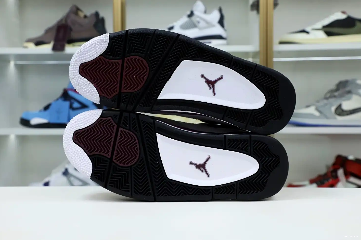 JORDAN 'BORDEAUX' X SAINT-GERMAIN AIR 4 AIR RETRO Kimikick PARIS JORDAN 0824